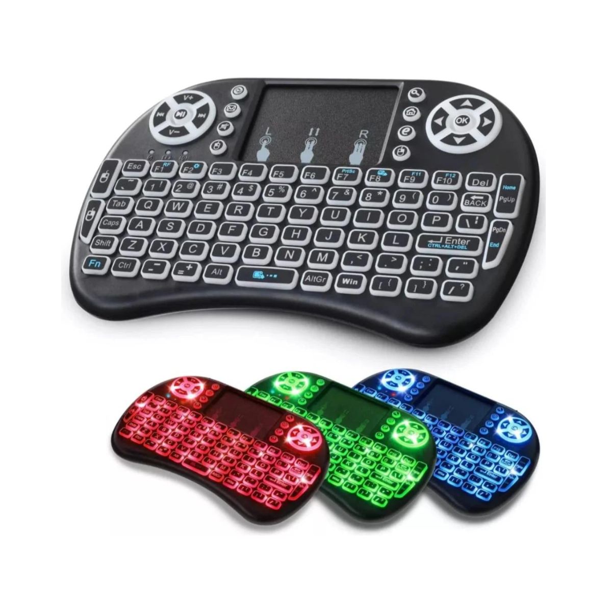 MINI TECLADO WIRELESS LED C/ TOUCHPAD - Soluções em produtos para sua ...