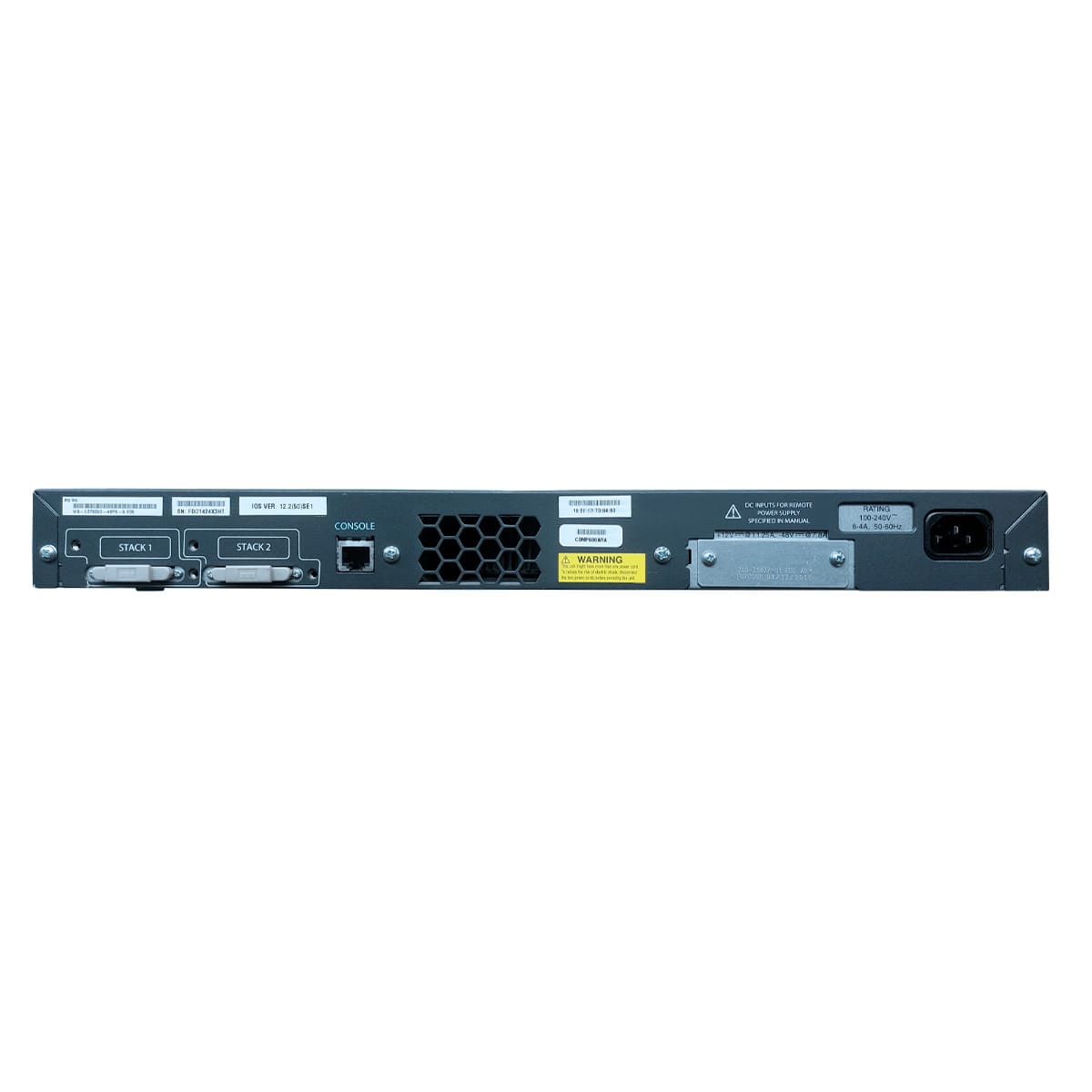 Switch Cisco Catalyst 3750 V2 Series PoE - 48x 10/100 PoE + 4x SFP