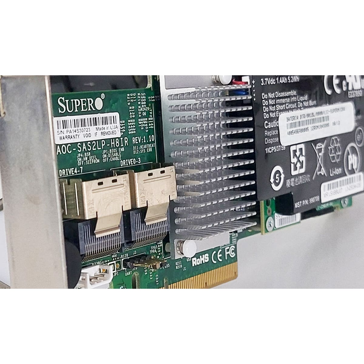 Controladora RAID Supermicro SAS/SATA 6Gbs (AOC-SAS2LP-H8IR