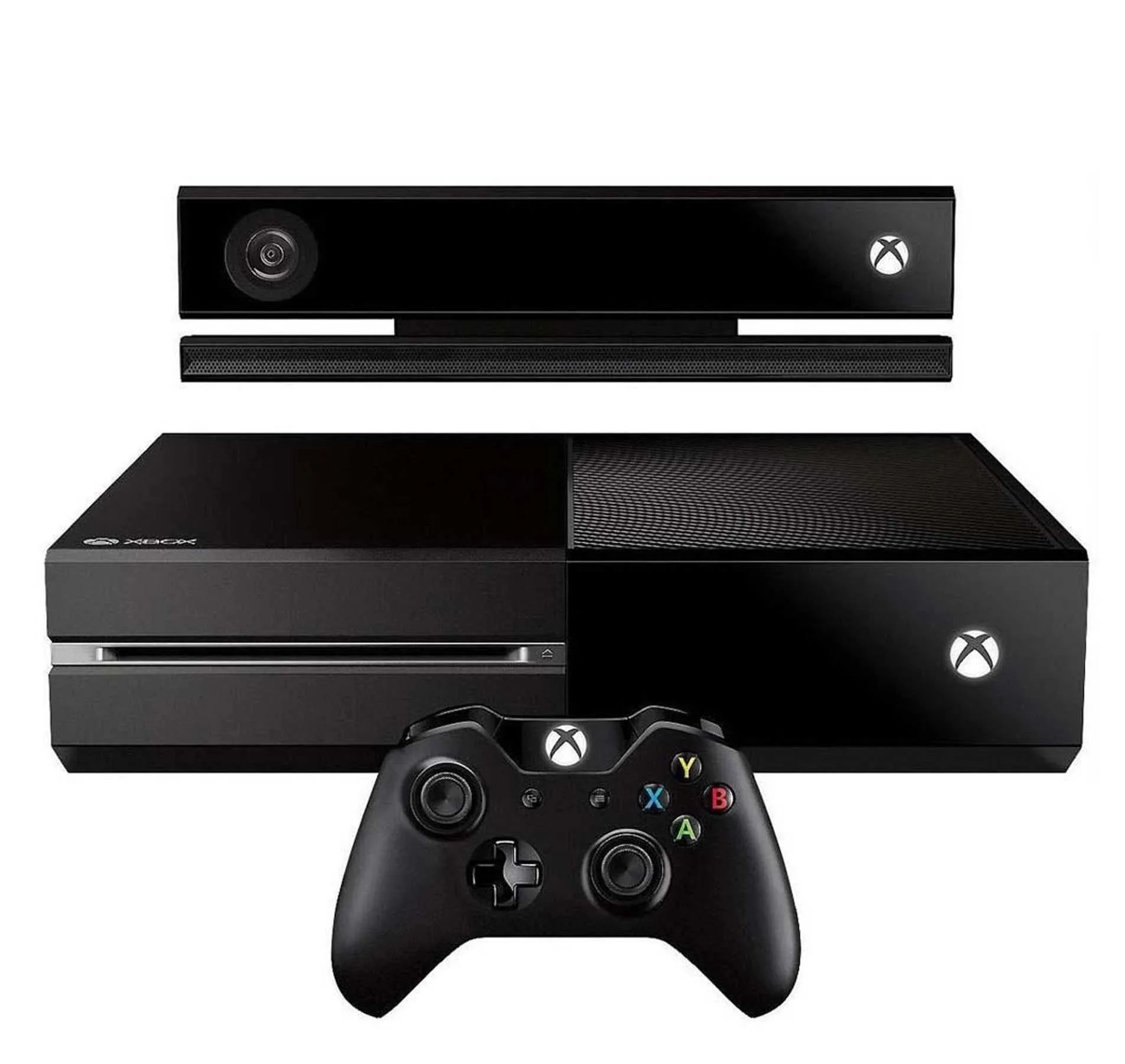 Xbox One Fat Preto 500gb C/Kinect e 3 Jogos