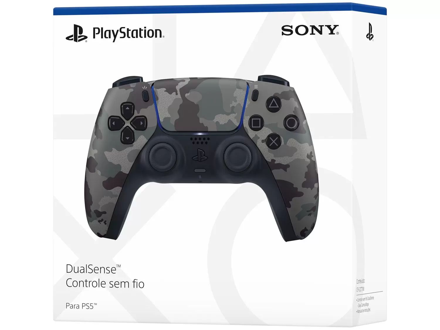 Controle PS5 DualSense - Gray Camouflage Camuflado - Original Sony - Nova  Era Games e Informática