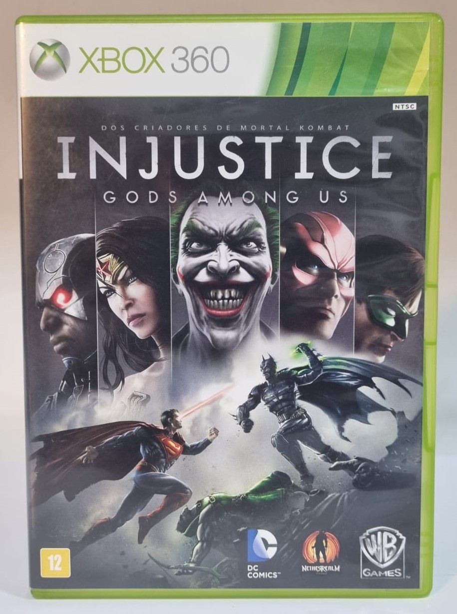 Injustice Gods Amongs Us - Xbox 360 Mídia Física Usado - Mundo Joy Games -  Venda, Compra e Assistência em Games e Informática