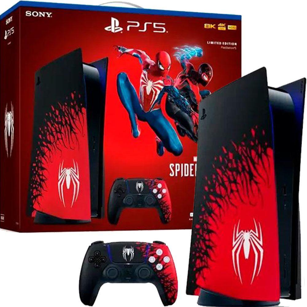 PS5 Físico 825GB + Jogo Spider-Man 2, Promoção