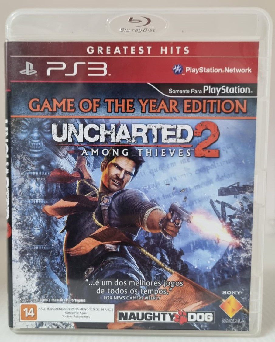 Uncharted 4 Mídia Física Novo Lacrado Original