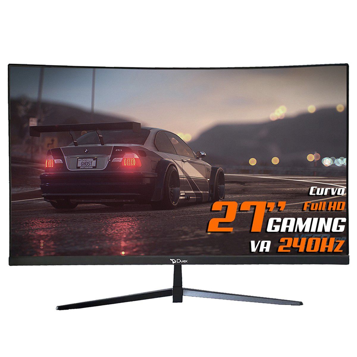 Monitor Gamer Gamemax Led/Va Curvo Áudio Integrado Amd Free-Sync 144hz 1ms  Dvi/Dp/Hdmi