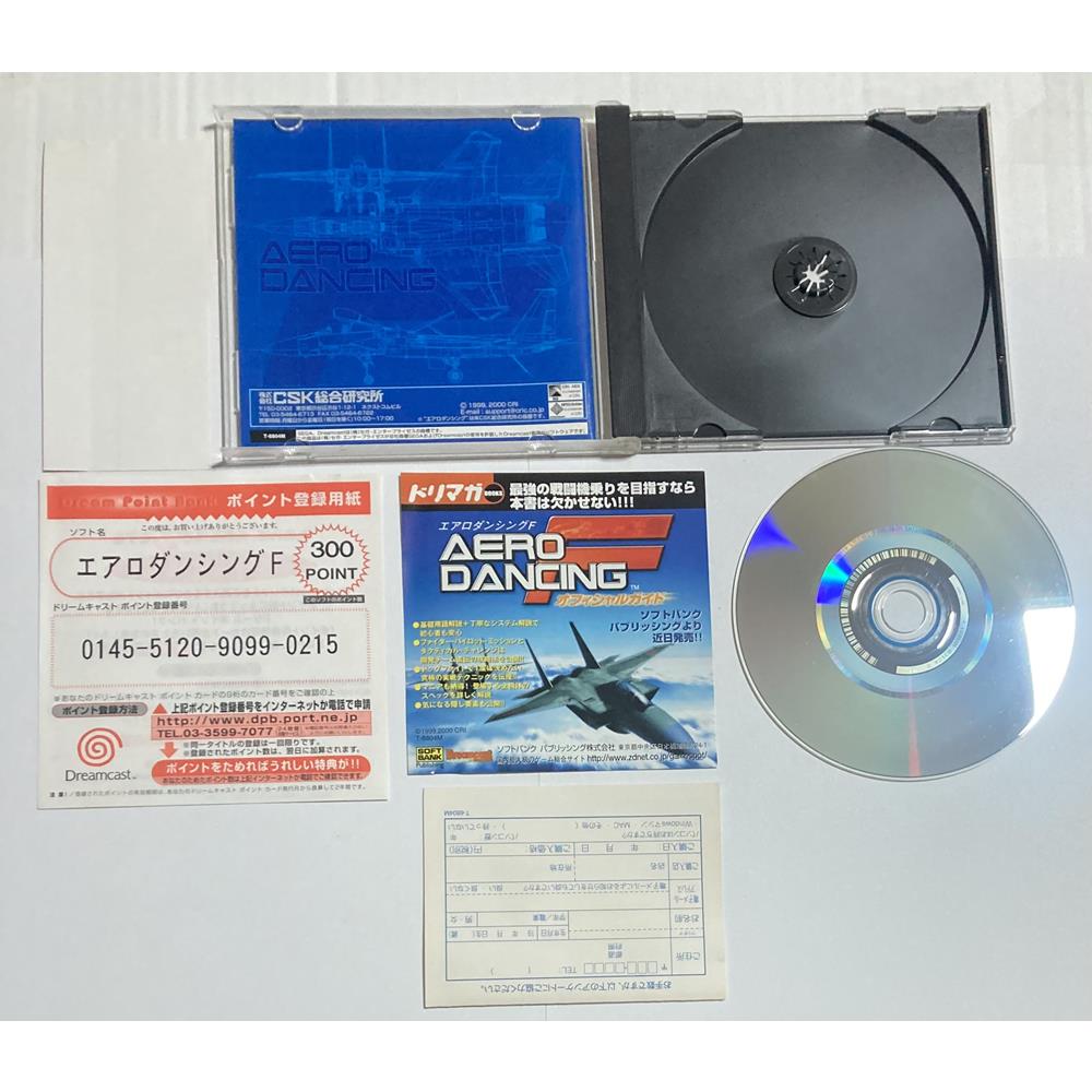 Aero Dancing F, Dreamcast Japonês Original (Mídia Física) - Usado