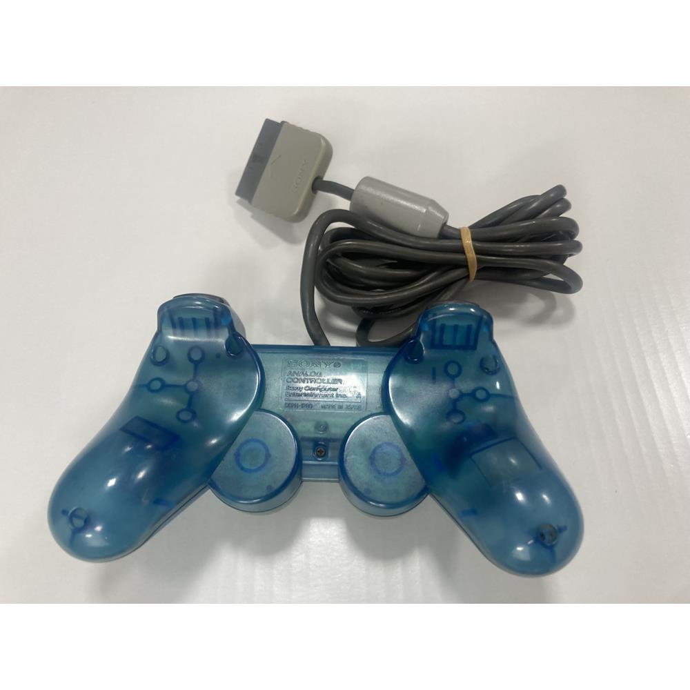 Manette DualShock PS1 Loose Ed limite Verte transparente Sony : Achat occasion | Accessoires pour consoles Sony Bon état