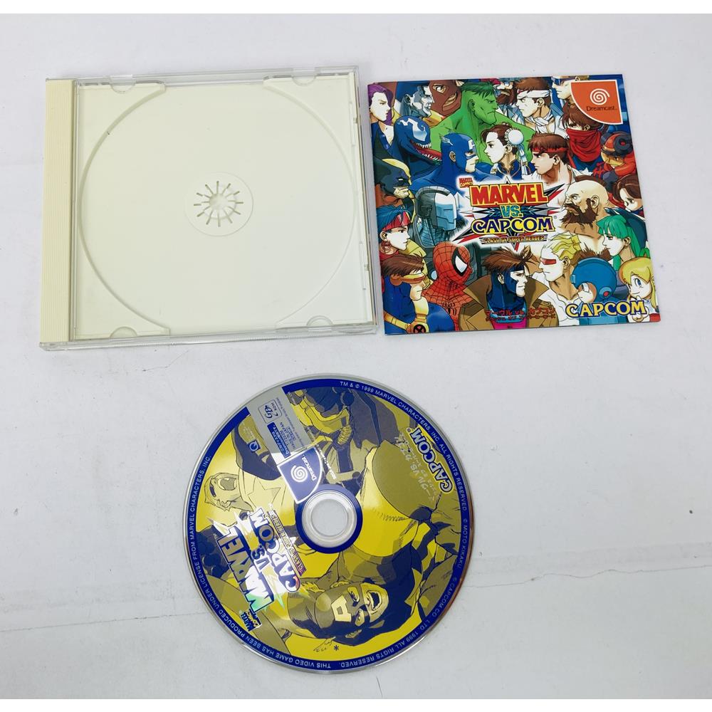 Marvel vs Capcom - Dreamcast - NTSC JAP with Spin Card Obi