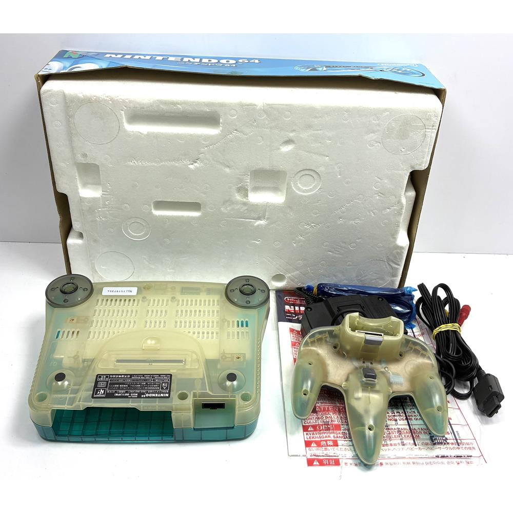 Console Nintendo 64 Azul, Clear Blue, 1 Controle, Na Caixa Seriado ...