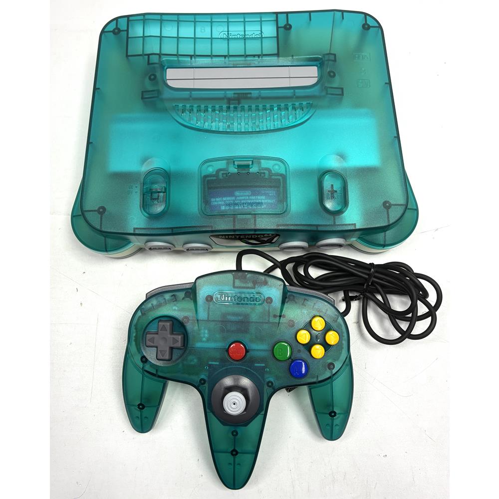Console Nintendo 64 Azul, Clear Blue, 1 Controle, Na Caixa Seriado ...