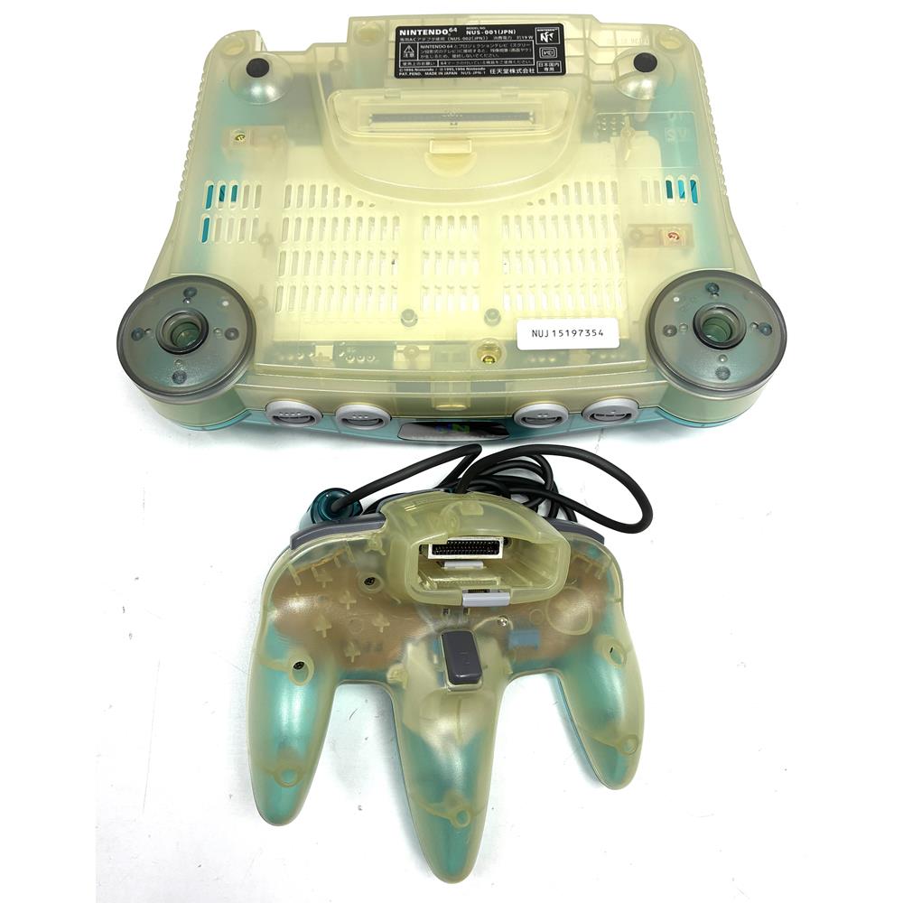 Console Nintendo 64 Azul, Clear Blue, 1 Controle, Na Caixa Seriado ...