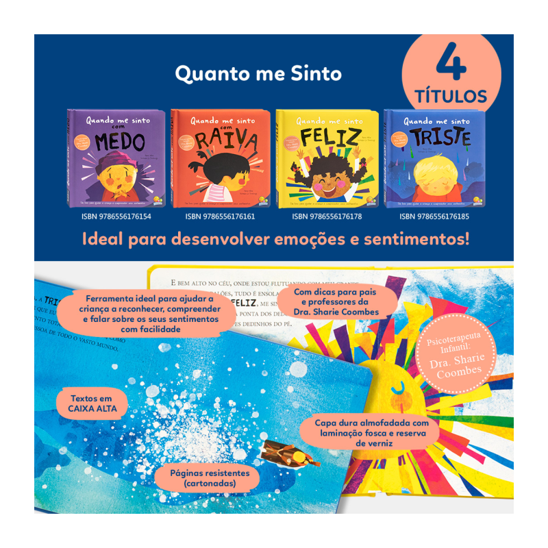 Livro Infantil Quando Me Sinto Feliz Todo Livro - Shopel Papelaria