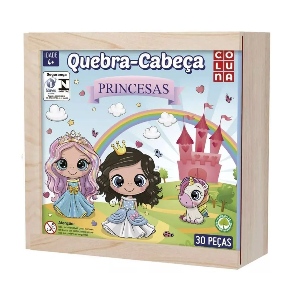 Jogo Quebra-Cabeça 100 Peças Da Princesa Pais & Filhos em Promoção