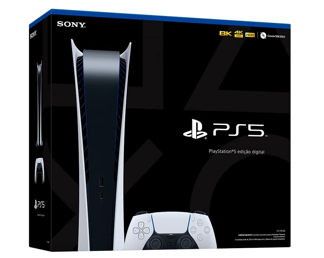 Bundle Console PlayStation 5 com disco + Jogo Gran Turismo 7 - PS5