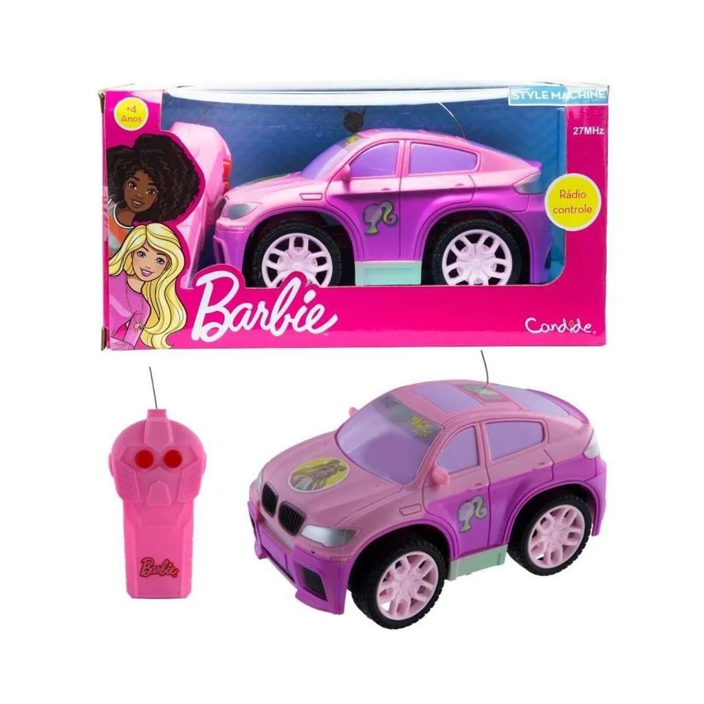 Carrinho De Controle Remoto Barbie Style Machine Candide - Loja Zuza  Brinquedos