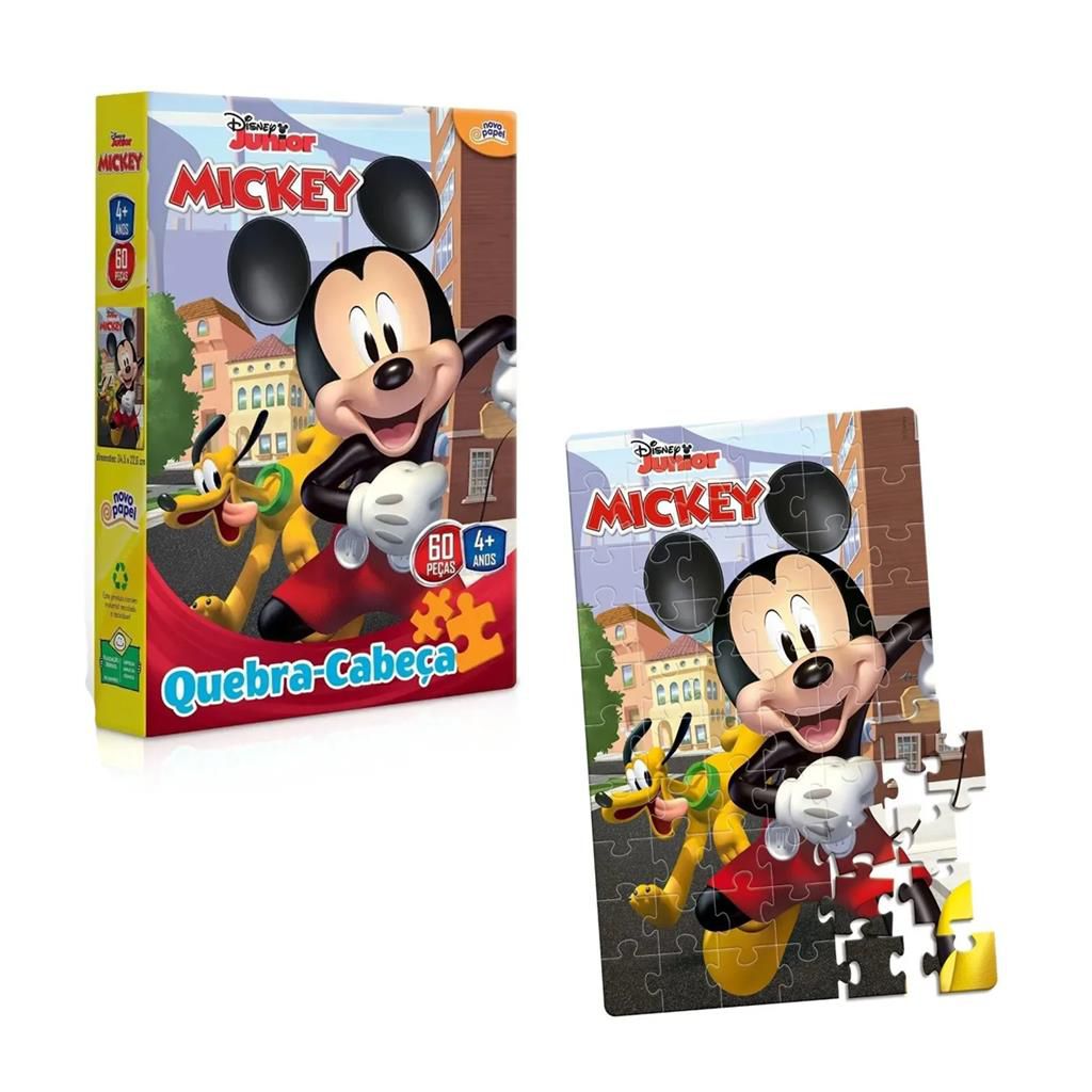 Quebra-Cabeça Mickey Disney Junior 60 peças Toyster em Promoção na  Americanas