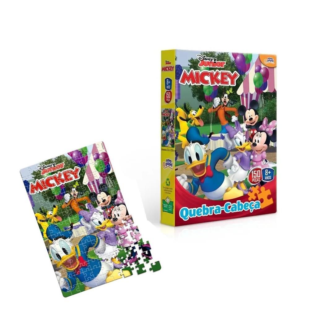 Jogo Infantil Quebra Cabeça de Chão Mickey Mouse Toyster - Loja Zuza  Brinquedos