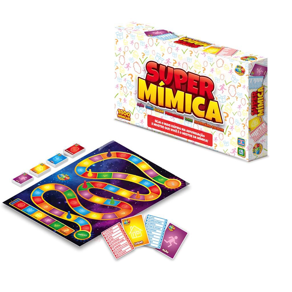 Jogo Infantil de Cartas e Mímica - Fazendo Mímicas - Pais e Filhos