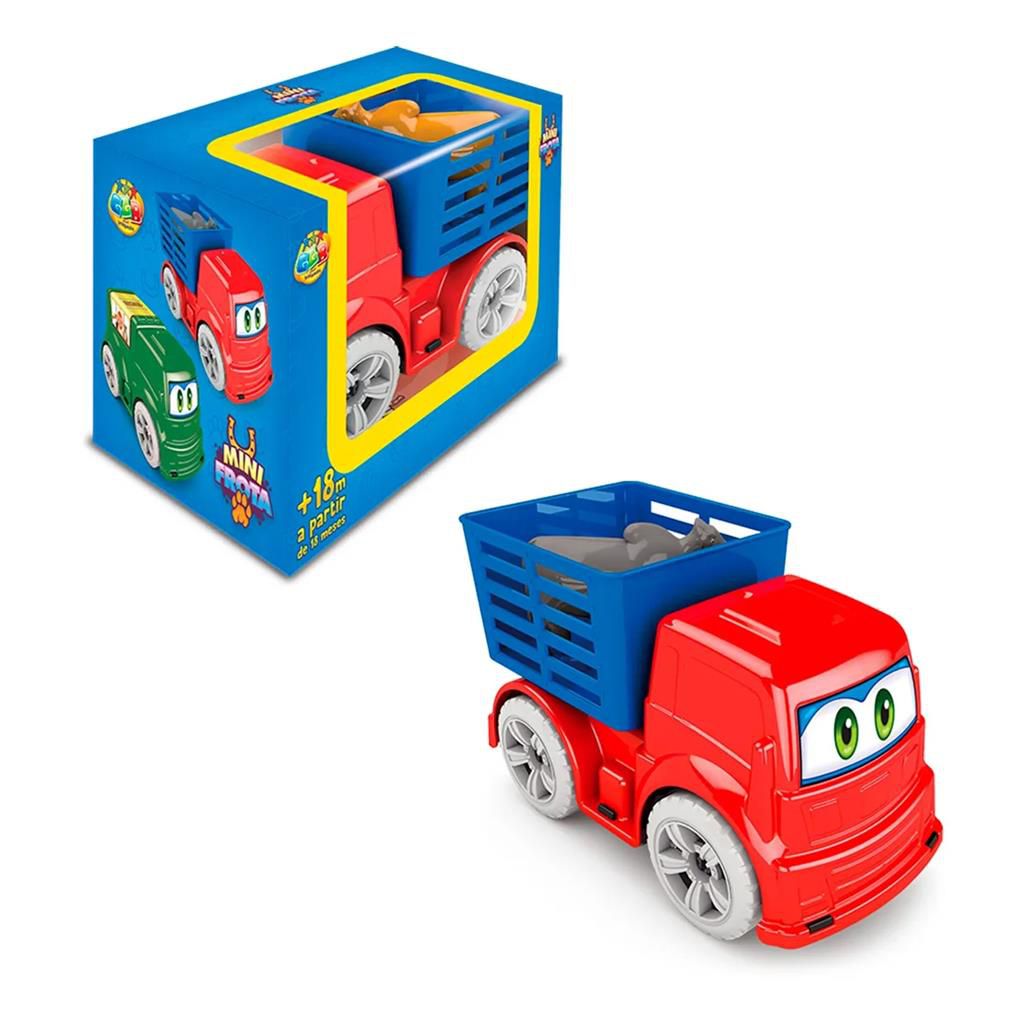 Brinquedo Infantil Caminhão Caçamba Grande C/ Adesivos