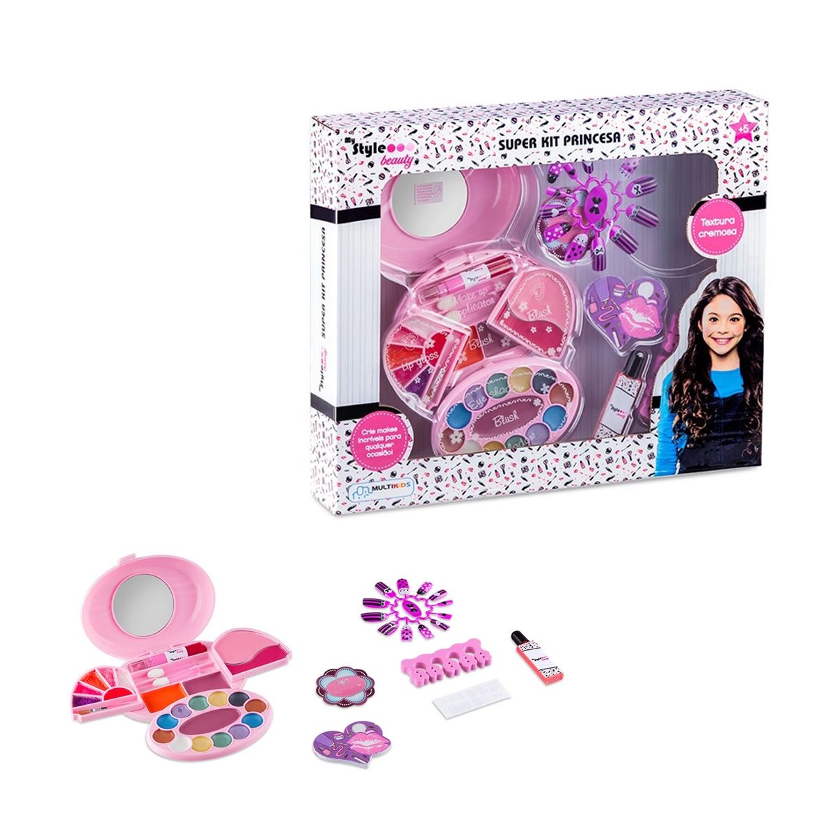 Kit de Maquiagem - My Style Beauty - Super Princesa - Multikids -  superlegalbrinquedos