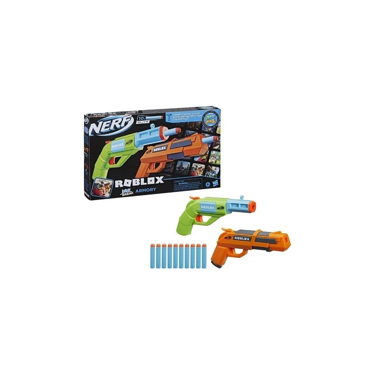 EXCLUSIVO – Lançador de Dardos – Nerf – Roblox – Jailbrake Armor – Hasbro -  RioMar Recife Online