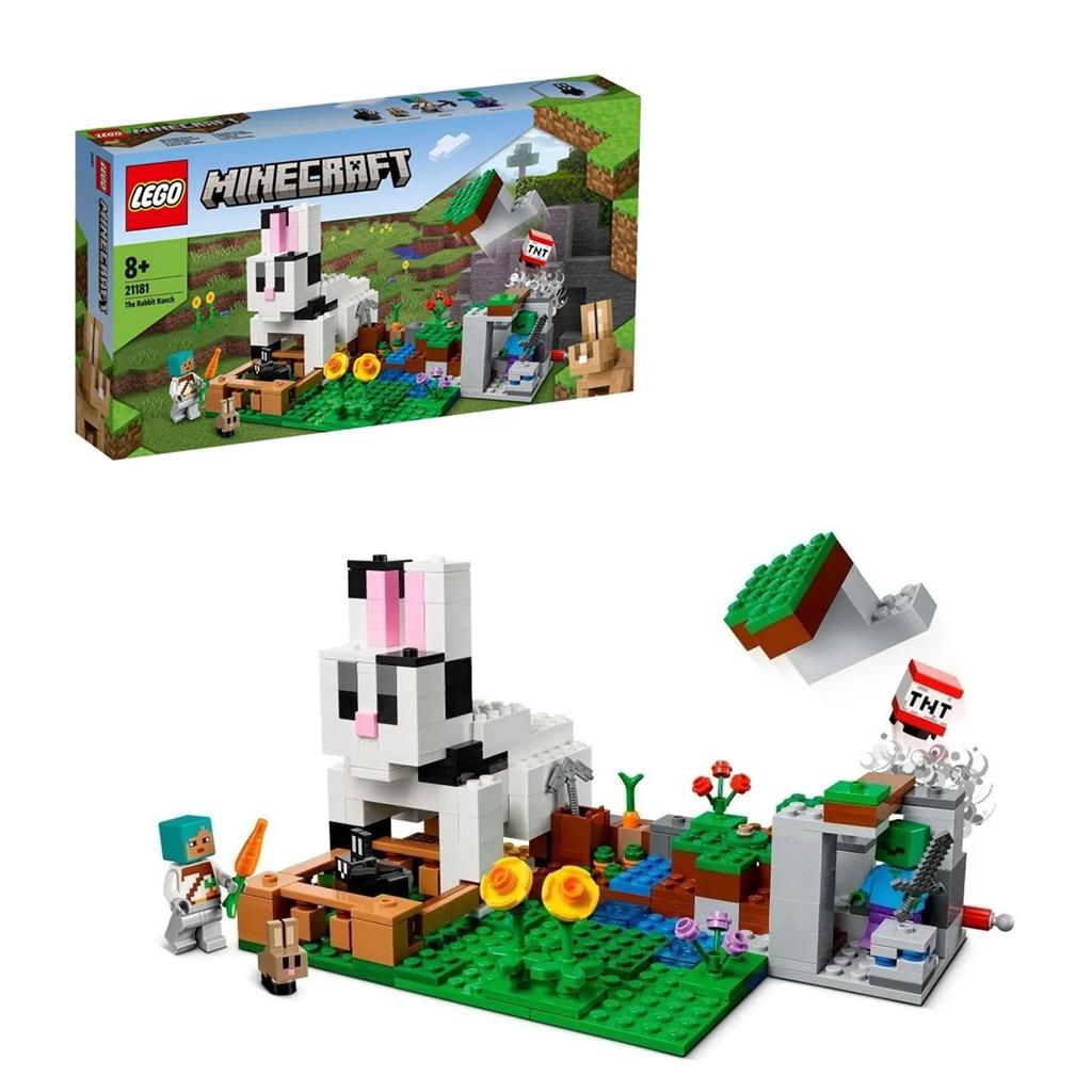 Minecraft O Rancho do Coelho 21181 LEGO