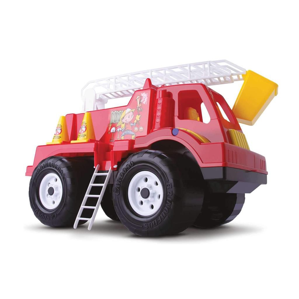 Caminhão De Bombeiros Kraft 36cm Kendy VermelhoKENDY  BRINQUEDOSCaminhõesOficina Brinquedos