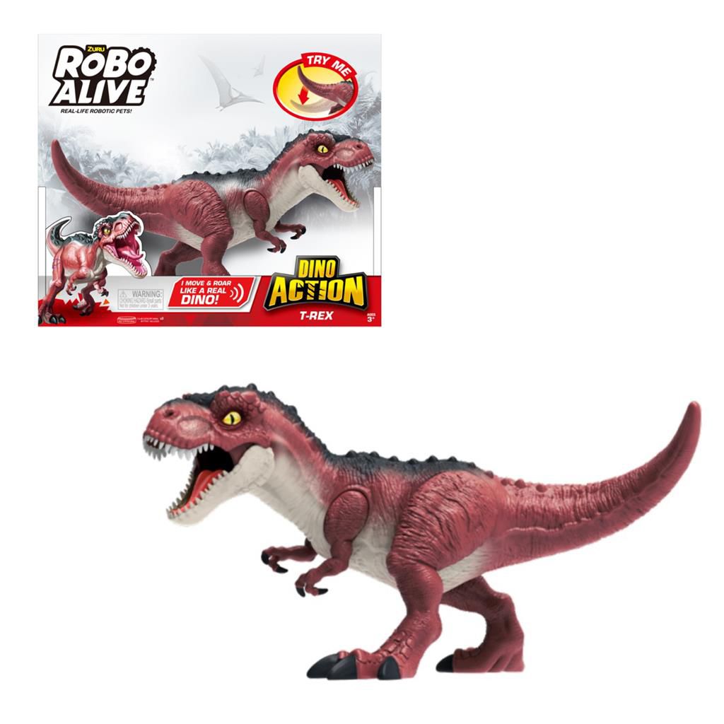 Robo Alive Dinossauro Raptor Dino Action Candide - Loja Zuza Brinquedos