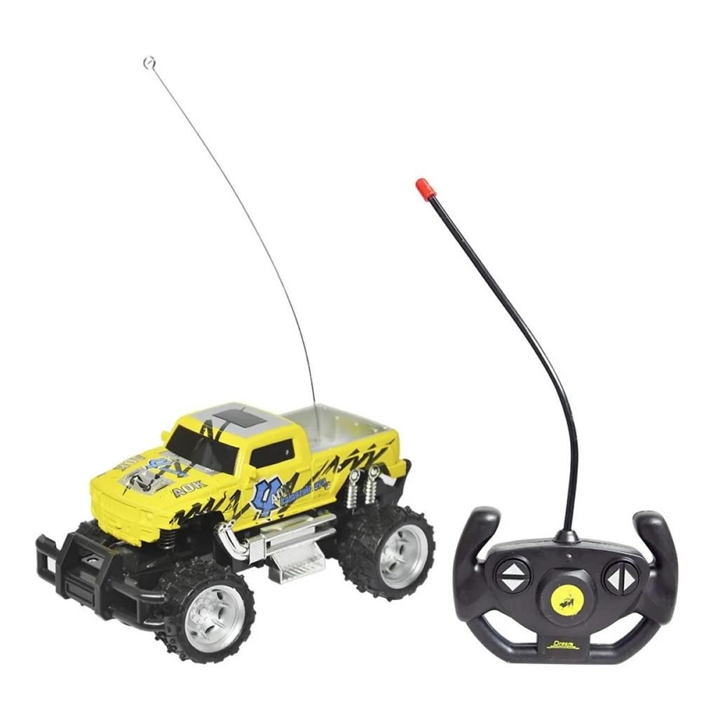 Carrinho De Controle Remoto Pickup Monster Truck Polibrinq