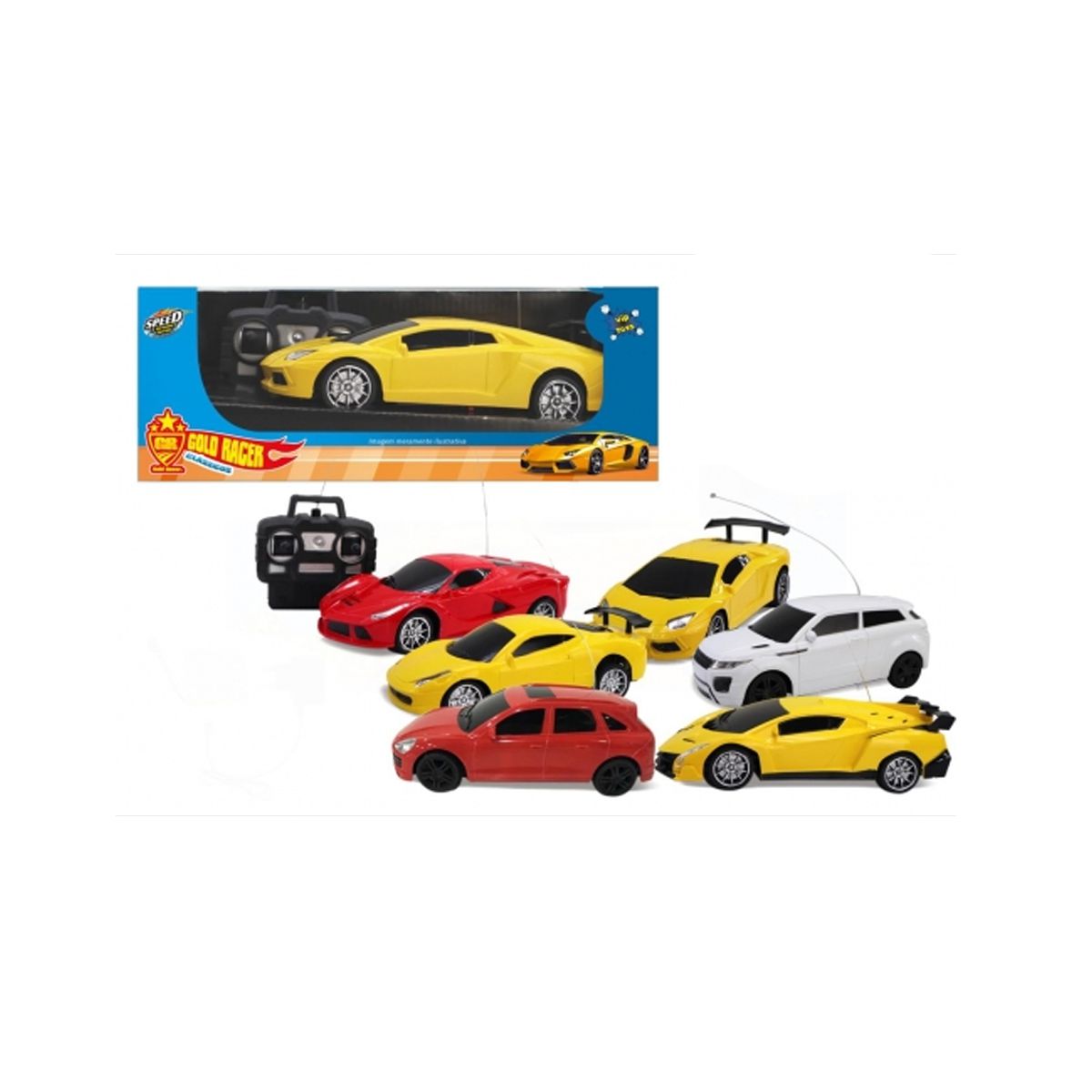 Carrinho Controle Remoto Ultra Carros 1:24 06 Comandos - Loja Zuza