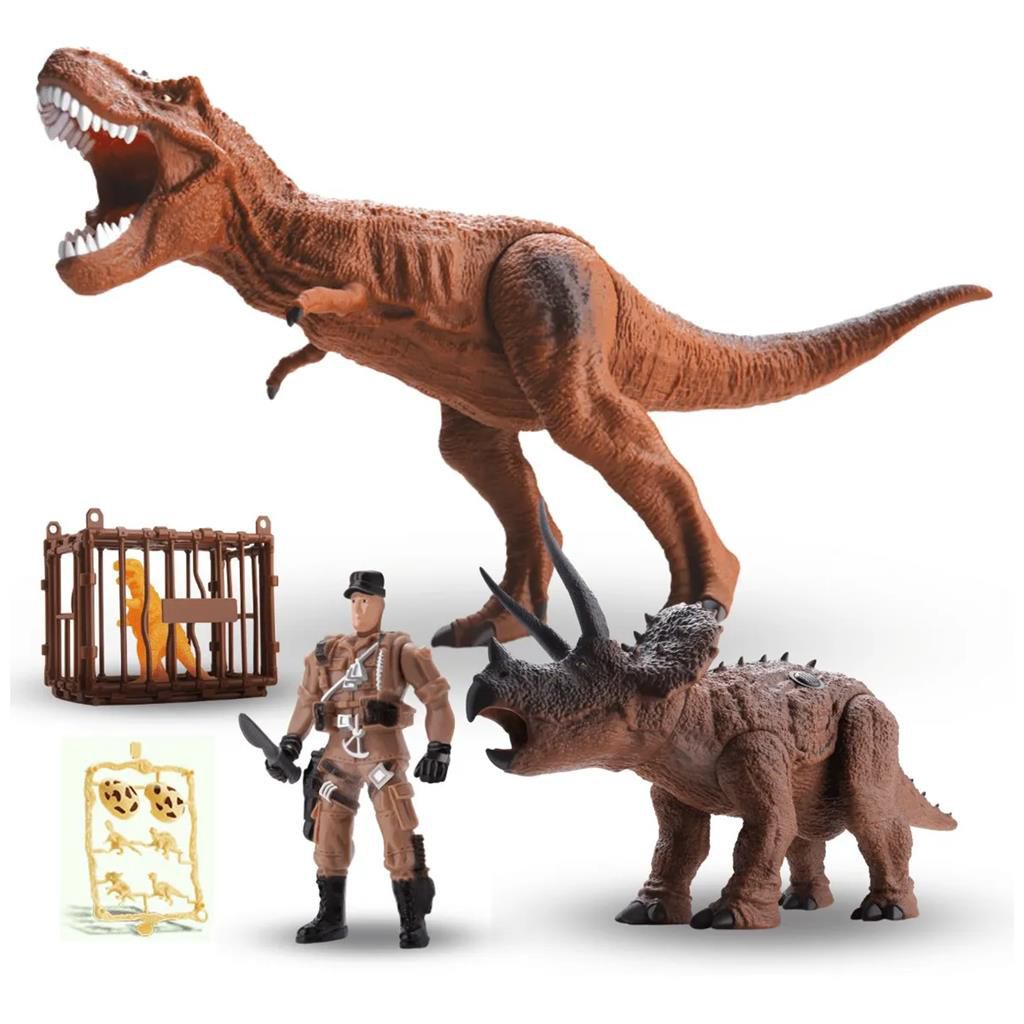 Dinossauro Dinopark Hunters T-Rex Bee Toys EM OFERTA