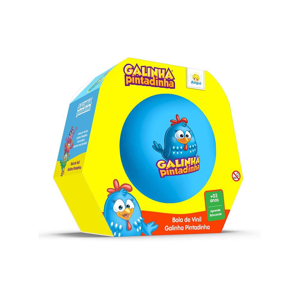 Bola de Vinil Galinha Pintadinha Praia Infantil Angels Toys - Loja Zuza  Brinquedos