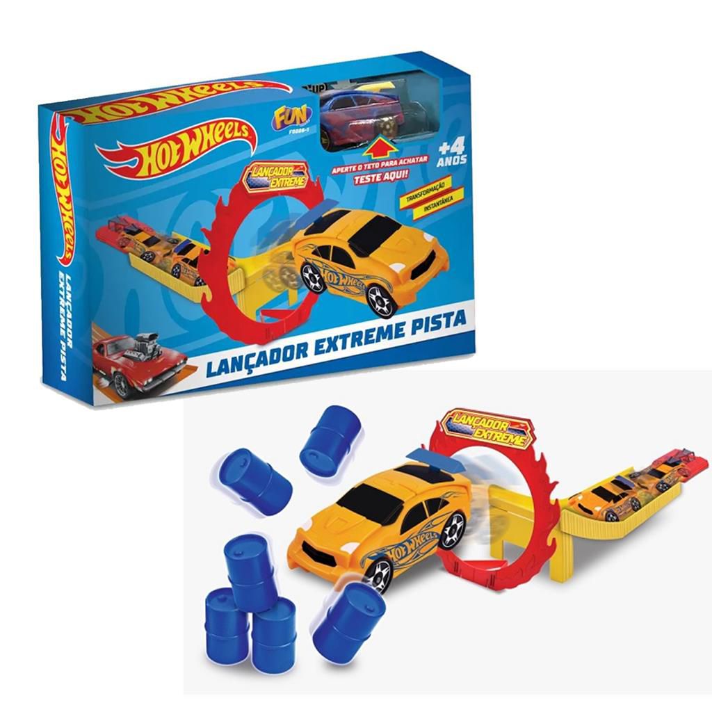 Testando a nova pista da Hot Wheels 