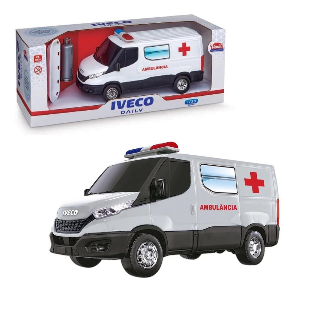 Brinquedo Infantil Divertido Caminhão Iveco Tector Delivery em