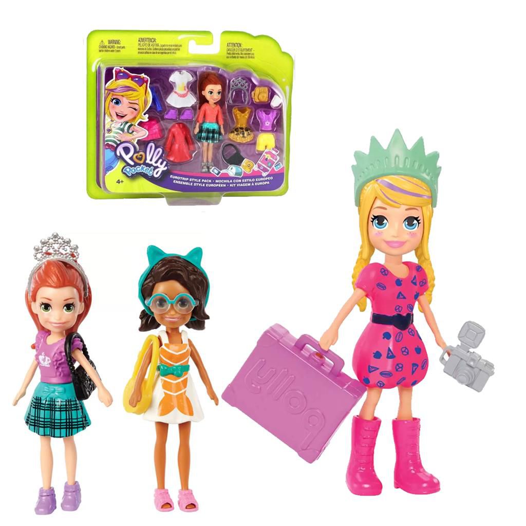 Boneca Polly Pocket Infantil Conjunto Moda Infantil Mattel - Loja Zuza  Brinquedos