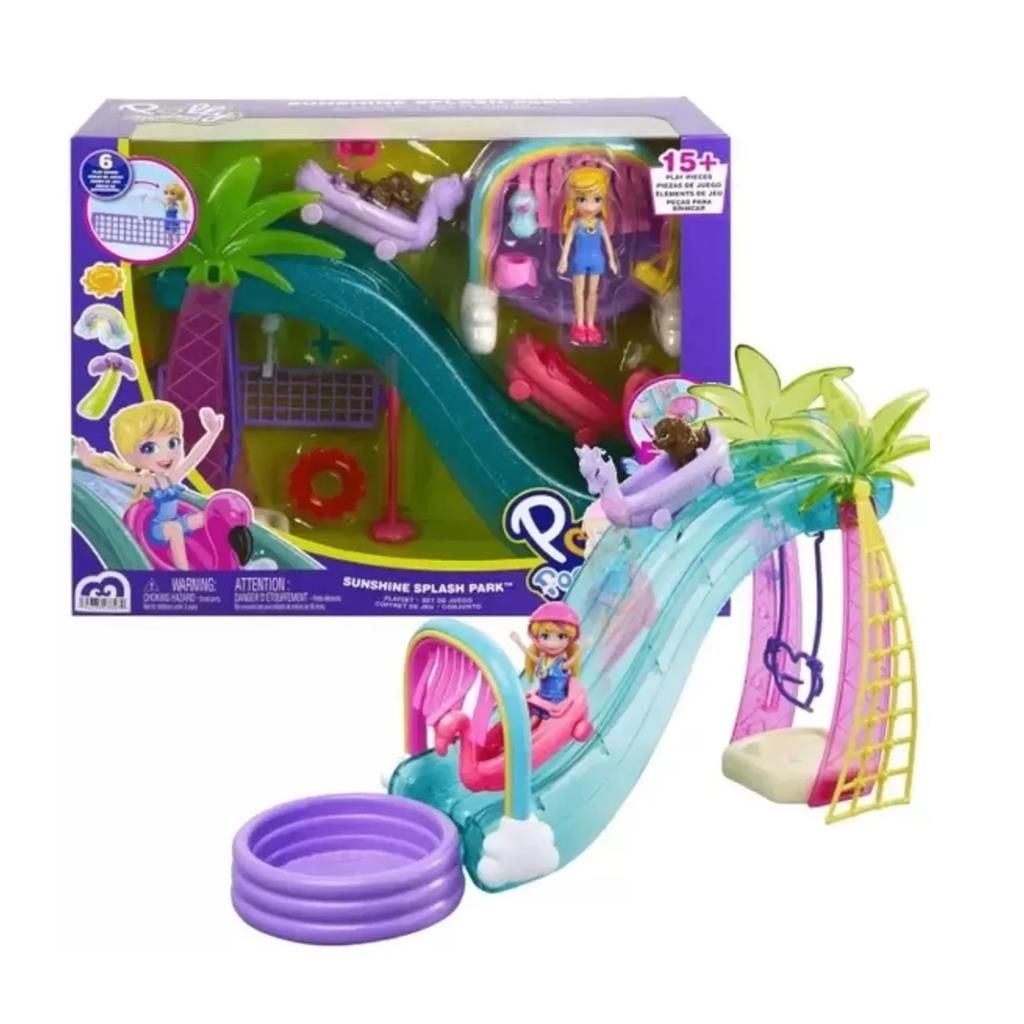 Kit Polly Pocket Boneca Infantil + Penteadeira Menina Rosa - Loja Zuza  Brinquedos