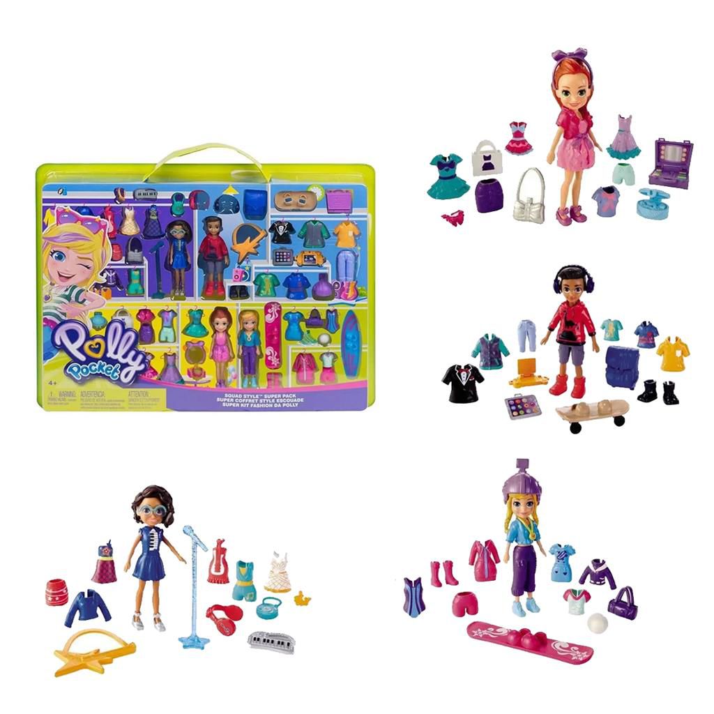 Polly Pocket - Super Coffret - Style Escouade