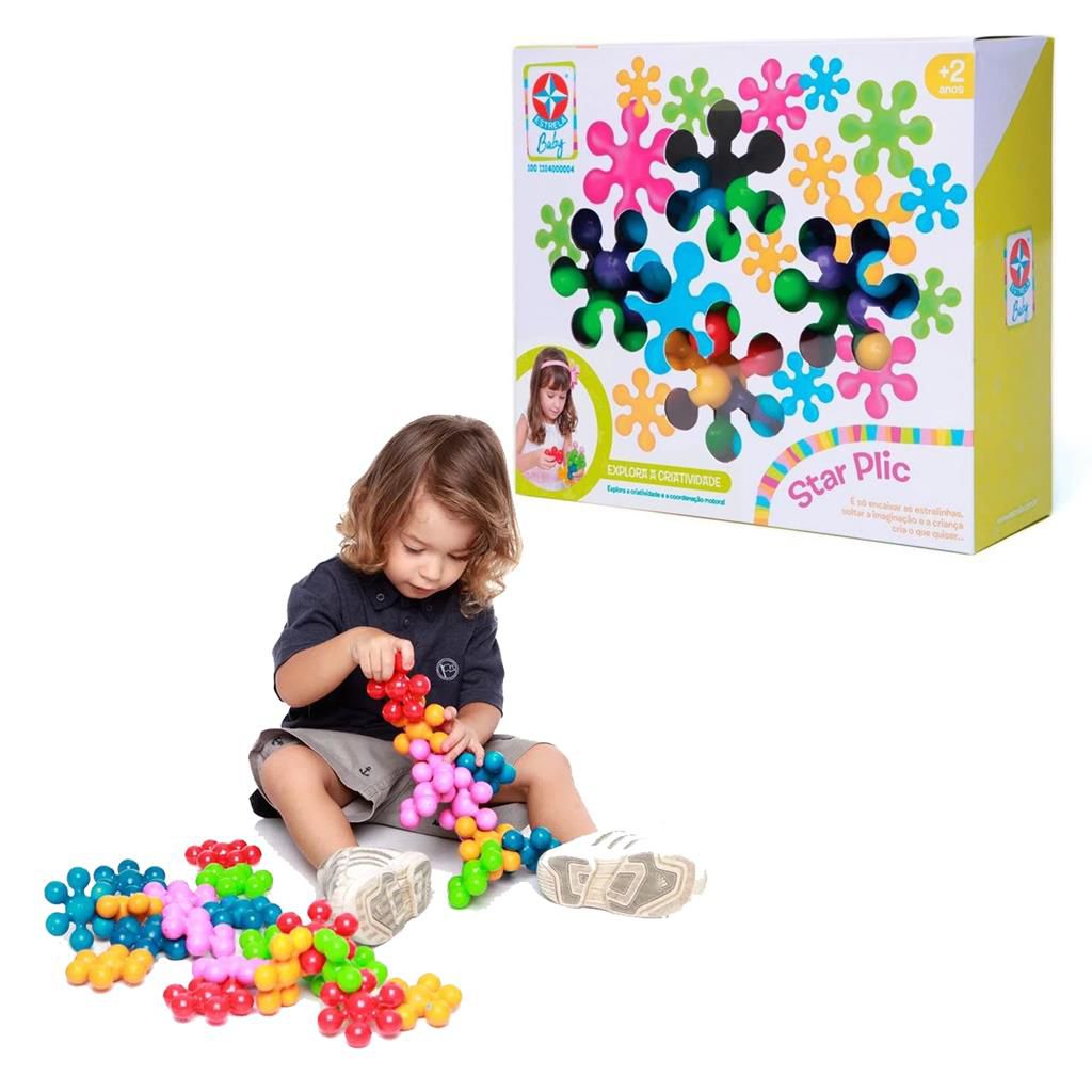 Blocos De Montar Brinquedo Infantil Jogo De Encaixar