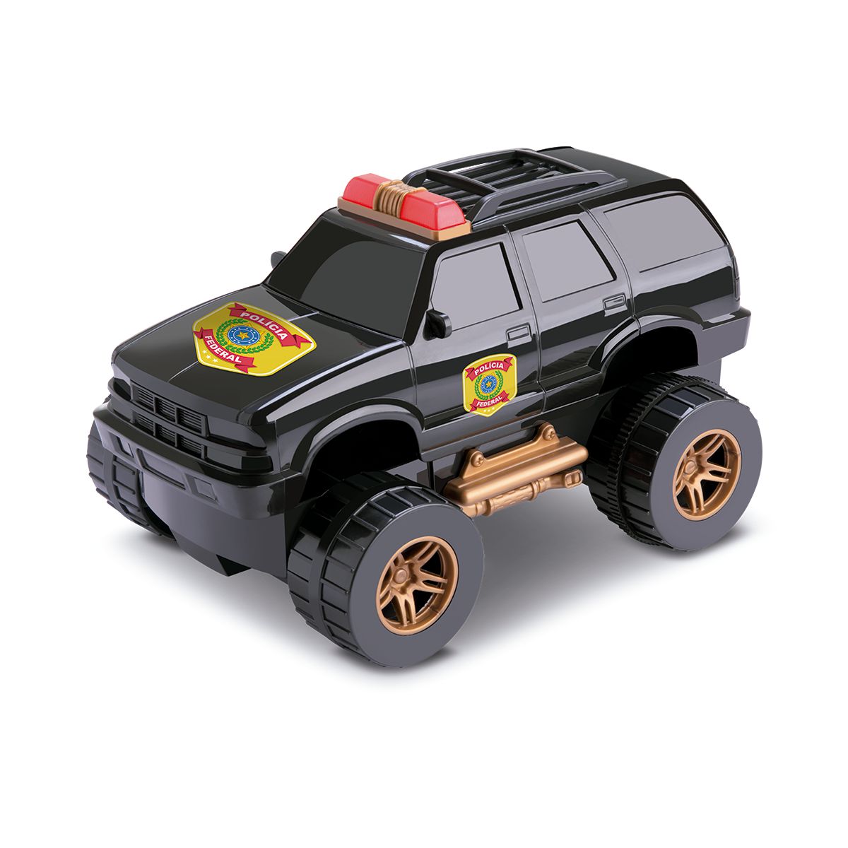 Carreta de Brinquedo Polícia c/ Carrinhos em ação Infantil - Shop Macrozao