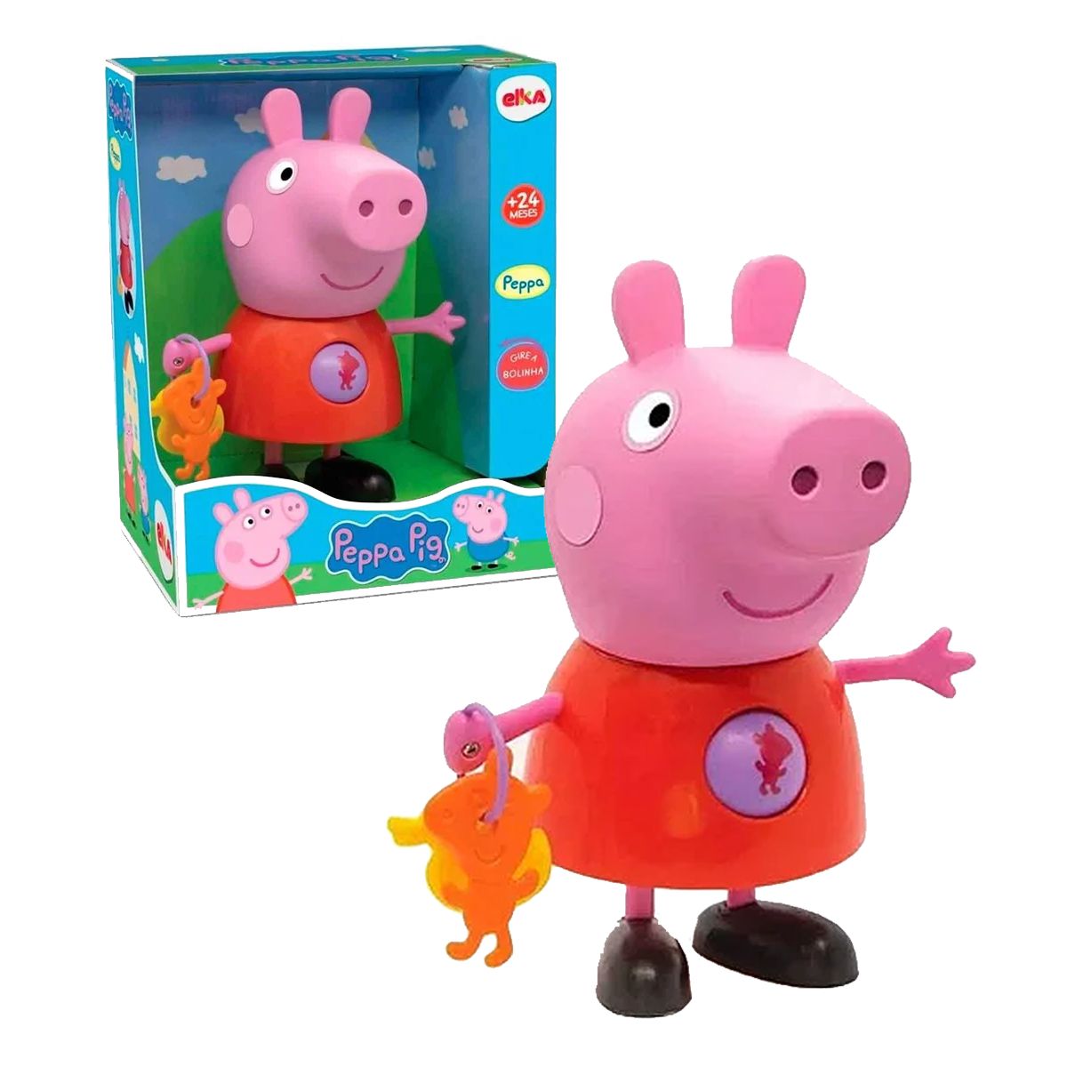 Brinquedo Boneca Peppa com Atividades Peppa Pig Elka - Loja Zuza Brinquedos
