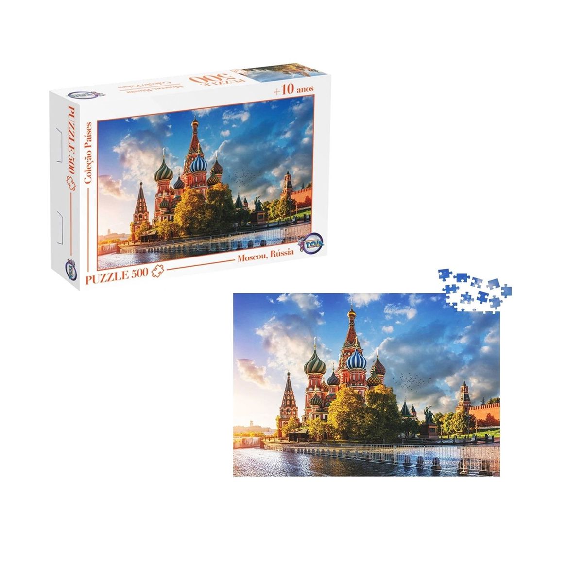 Quebra Cabeça Puzzle 500 Pçs Paris França