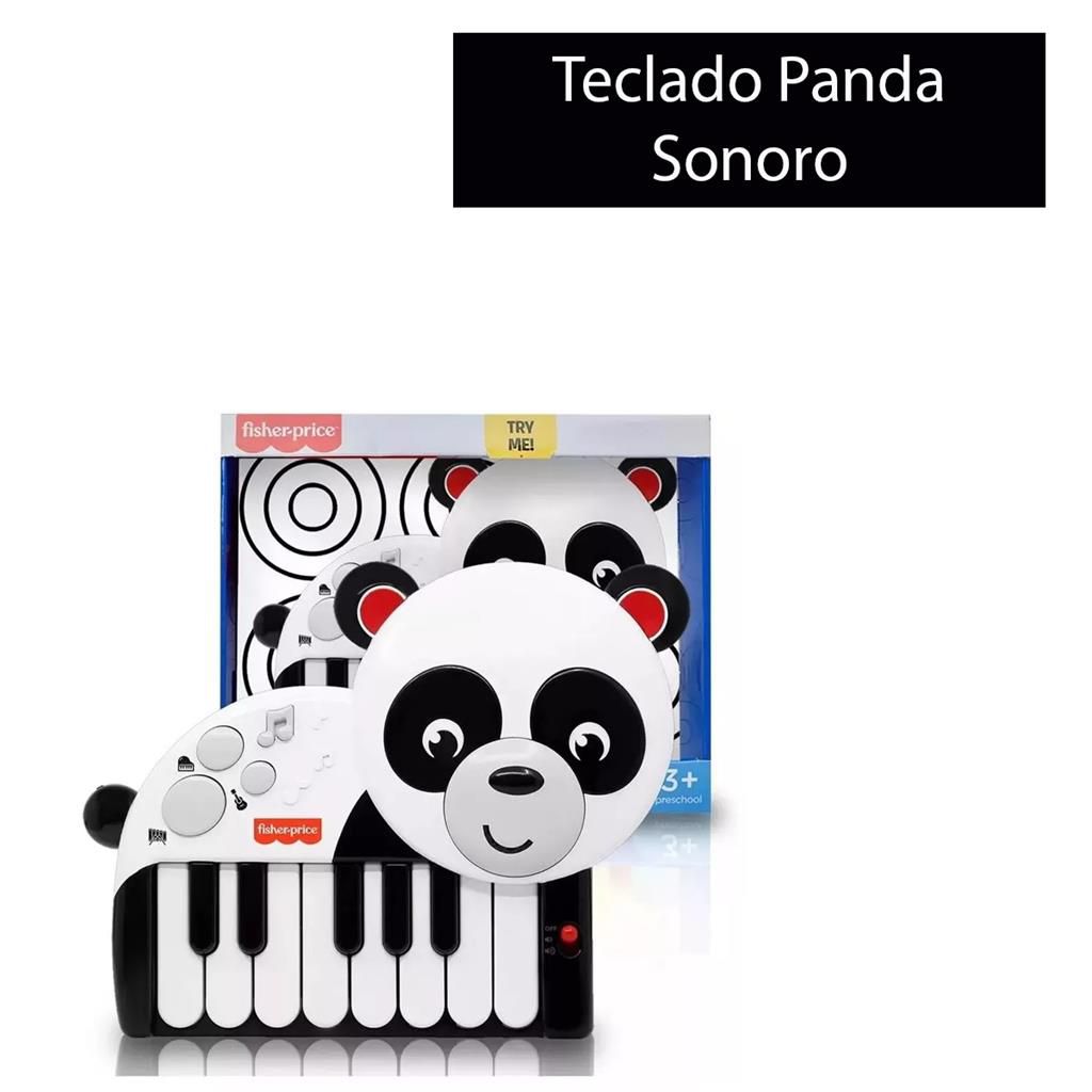 Piano Musical Panda Teclado Infantil Bebe - Loja Zuza Brinquedos