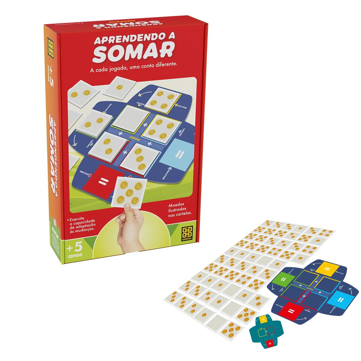 Jogo Aprendendo a Somar - Loja Grow