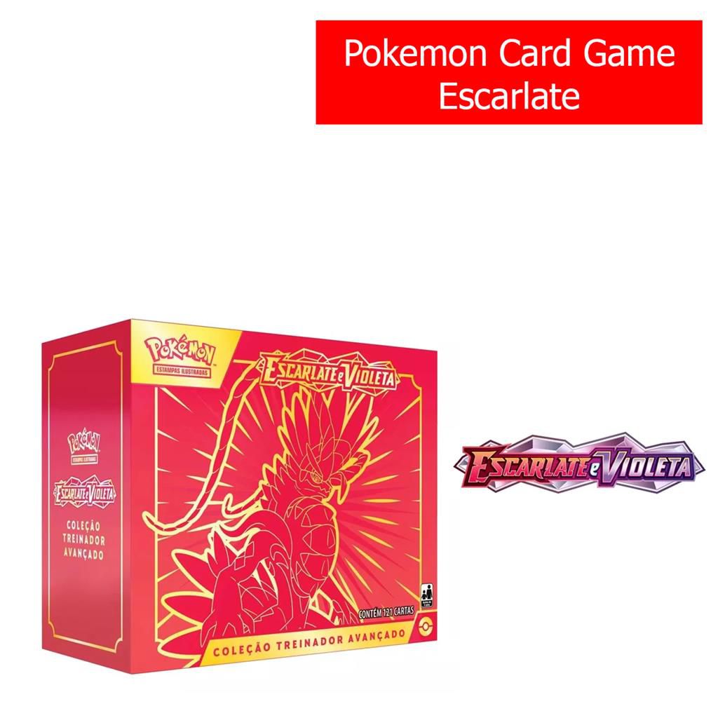 Pokemon - Jogo de cartas colecionáveis Treinador Escarlate e