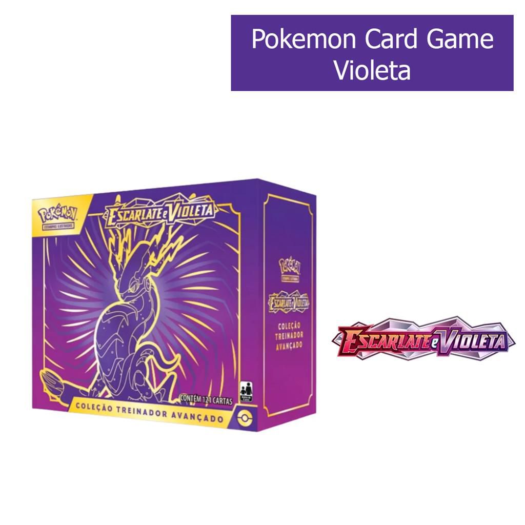 Cartas - Box Pokemon - Treinador Avancado - Miraidon Escarlate e
