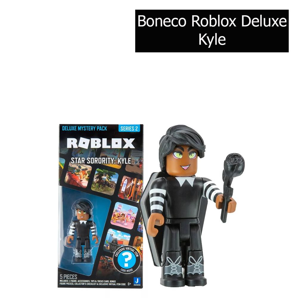 3 Personagens Roblox Mistery Boxes + Virtual Itens Original