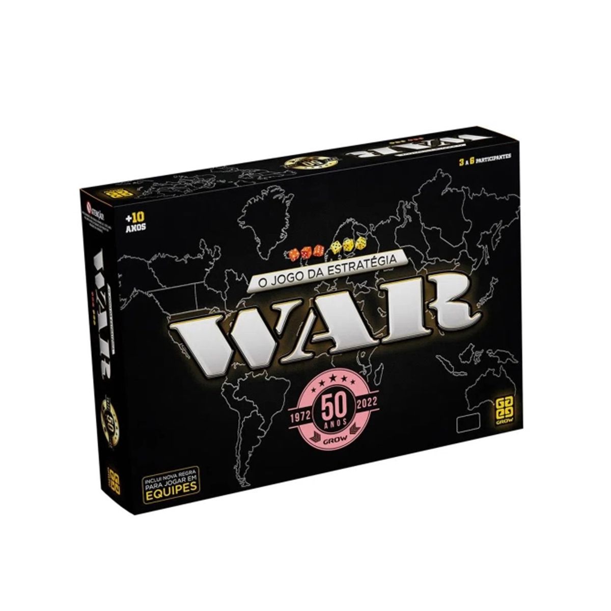 JOGO TABULEIRO MESA WAR EDICAO ESPECIAL GROW ORIGINAL NOVO