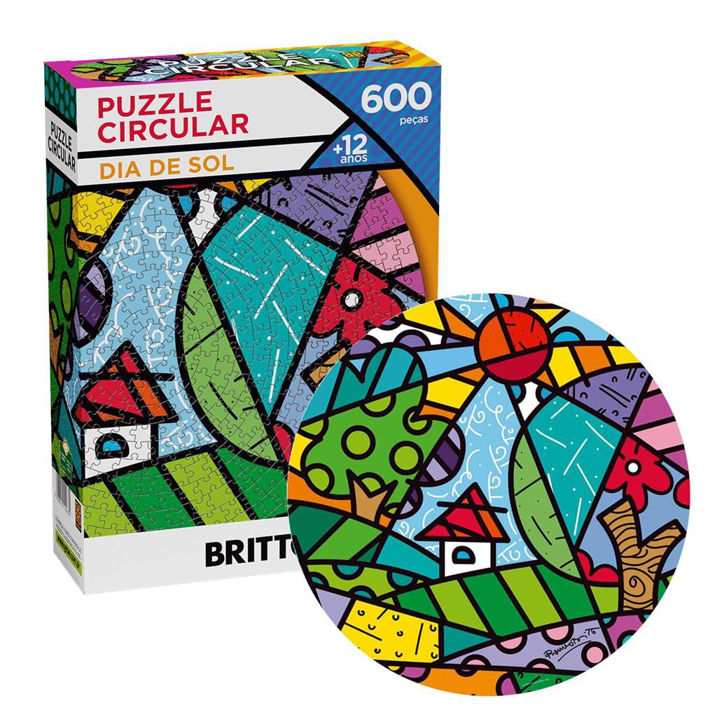 Quebra-cabeça 1000 Peças Puzzle Romero Britto Grow