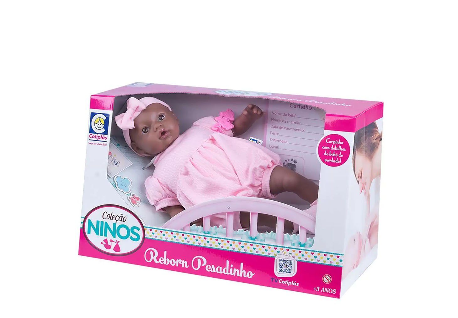 Boneca Bebe Baby Ninos Reborn Cotiplas