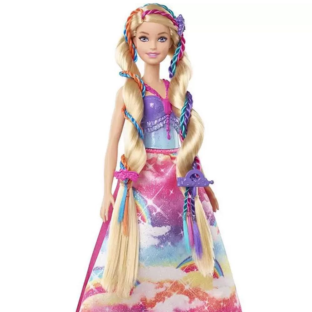 Boneca com Acessórios - Barbie Dreamtopia - Sereia Penteados